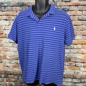 Polo Ralph Lauren purple custom Fit Polo Sz XL